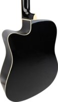 V-Tone VEAG1 CE BK 4/4-es 6 húros Elektroakusztikus Gitár - Fekete