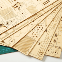 Multiversum Királyi kastély Dioráma 3D fa építőjáték
