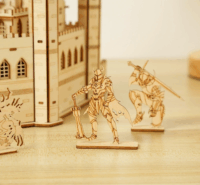 Multiversum Királyi kastély Dioráma 3D fa építőjáték
