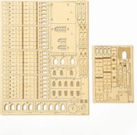 Multiversum Királyi kastély Dioráma 3D fa építőjáték