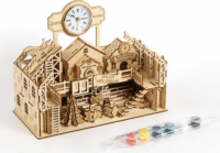 Multiversum Mikulás gyára dioráma 3D a építőjáték