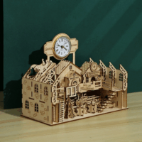 Multiversum Mikulás gyára dioráma 3D a építőjáték