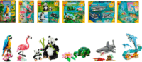 LEGO Creator - Vadállatok 6 részes építő készlet