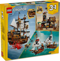 LEGO 31387 Creator - 3az 1ben Ikonikus kalázhajó