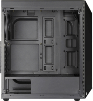 AeroCool Shard RGB ACCM-PV14012.11 Midi Torony Számítógépház + 1db 120mm ventilátor - Fekete