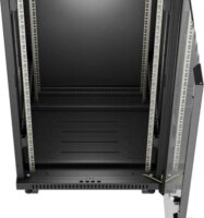 Lanberg 19" Szabadon Álló Rack Szekrény 22U 600x600mm - Fekete