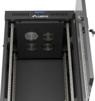 Lanberg 19" Szabadon Álló Rack Szekrény 22U 600x600mm - Fekete