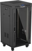 Lanberg 19" Szabadon Álló Rack Szekrény 22U 600x600mm - Fekete