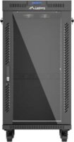 Lanberg 19" Szabadon Álló Rack Szekrény 22U 600x600mm - Fekete