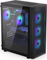 ENDORFY Ventum 400 ARGB Midi Torony Számítógépház + 4db 120mm ventilátor - Fekete