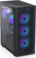 ENDORFY Ventum 400 ARGB Midi Torony Számítógépház + 4db 120mm ventilátor - Fekete