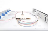 Digitus DN-96330/9 19" LC OS2 Optikai Patch Panel 6 port - Fehér