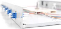 Digitus DN-96330/9 19" LC OS2 Optikai Patch Panel 6 port - Fehér