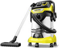 Kärcher WD 6 Control P S 30/6/35/T Nedves- Száraz Porszívó 1300W - Sárga/Fekete/Ezüst