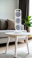 Lifetime Air 871125243632 USB Asztali oszlop ventilátor 36 cm - Fehér