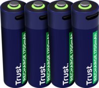 Trust 25631 Újratölthető Lítium Ceruzaelem AA USB-C 1700mAh 1.5V (4db/csomag)