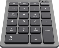 Trust 25709 Xalas Wireless Numerikus Billentyűzet - Ezüst/Fekete