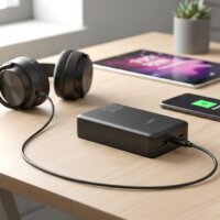 EverActive EB-22QB Powerbank 20000mAh 20W LCD Kijelzővel - Fekete