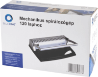 Bluering BRCB120 spirálozó gép A4 / A5 - Fekete / Fehér