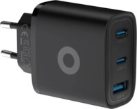 Mobile Origin MO13 USB-A / 2x USB-C Hálózati Gyorstöltő Adapter 40W - Fekete