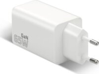 EverActive SC-655Q USB-A / 2x USB-C Hálózati Gyorstöltő Adapter 65W - Fehér