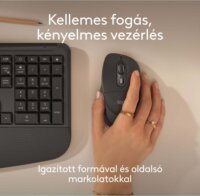 Logitech M850 Signature L Wireless Optikai Egér - Grafitszürke