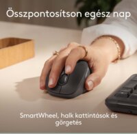 Logitech M850 Signature L Wireless Optikai Egér - Grafitszürke