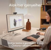 Logitech M850 Signature L Wireless Optikai Egér - Grafitszürke