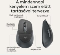 Logitech M850 Signature L Wireless Optikai Egér - Grafitszürke