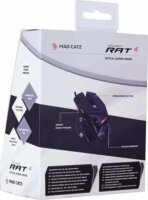 Mad Catz R.A.T. 4+ Optikai Vezetékes Gaming Egér - Fekete