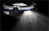 Garmin Instinct 3 Solar Okosóra 50mm Fekete/Kék Szilikon Szíjjal - Fehér