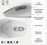 Logitech M850 Signature L Wireless Optikai Egér - Piszkosfehér