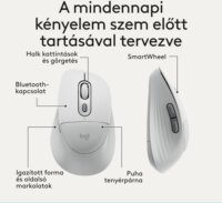 Logitech M850 Signature L Wireless Optikai Egér - Piszkosfehér