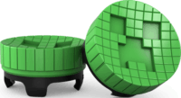 SteelSeries KontrolFreek Minecraft Performance PS 4/5 Thumbsticks - Creeper