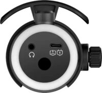 Genius MIC-S400U RGB Gaming USB Asztali Mikrofon - Fekete