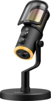 Genius MIC-S400U RGB Gaming USB Asztali Mikrofon - Fekete