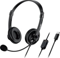 Genius HS-230U Vezetékes USB-C Call Center Sztereo Headset - Fekete