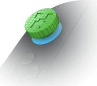 SteelSeries KontrolFreek No-Slip Nintendo Switch 2 Joy-Con / Pro Thumb Grips - Creeper Edition
