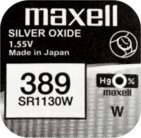 Maxell (389) SR1130W Ezüst-oxid Gombelem 1.55V (1db / csomag)