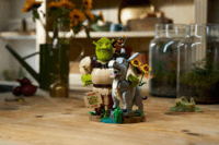 Lego 72423 Icons - Shrek, Szamár és Csizmás Kandúr