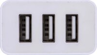 EverActive SC-300 3x USB Hálózati Töltő Adapter 17W - Fehér