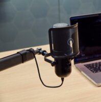 Novox NCX New USB Kondenzátor Asztali Mikrofon - Fekete