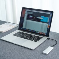 Orico M2G-C3-SV M.2 USB-C 3.1 Külső SSD ház - Ezüst