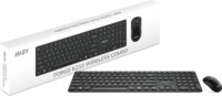MSI Forge K210 Wireless Billentyűzet + Egér US - Fekete