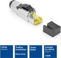 ACT TD168F RJ45 CAT6A STP Csatlakozó (1db/csomag)