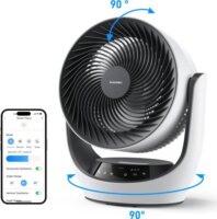 SwitchBot W3800510 Okos Akkumulátoros Asztali Ventilátor Ø 23cm - Fehér