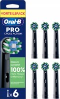 Oral-B 015424 Pro CrossAction Elektromos fogkefe Pótfej - Fekete (6db)