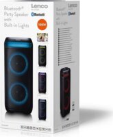 Lenco PA-210BK RGB Bluetooth Karaoke Party Hangszóró 100W - Fekete