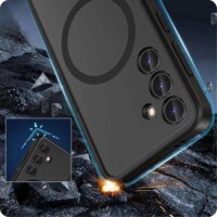 Tech-Protect TP690510 Magsafe Samsung Galaxy S24 Szilikon Telefon Tok - Fekete