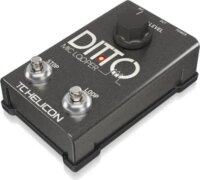TC Helicon Ditto Mikrofonos Looper Effekt pedál - Fekete